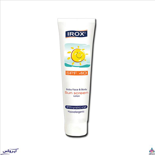 تصویر از ایروکس لوسیون ضدآفتاب 40 spf صورت و بدن اطفال