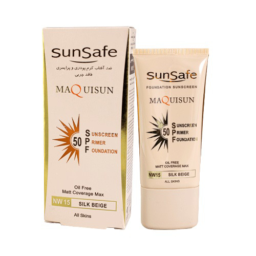 تصویر از سان سیف ضدآفتاب SPF50  فاقد چربی - بژ ابریشمی NW15