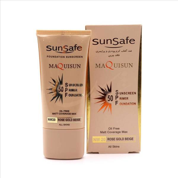 تصویر از سان سیف ضدآفتاب 50 SPF فاقد چربی - بژ رز گلد NW 20