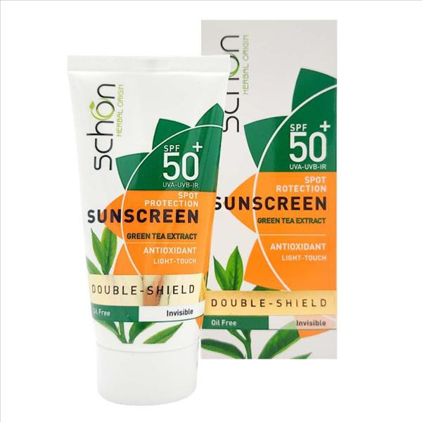 تصویر از شون ضد آفتاب 50 SPF چای سبز فاقد چربی - بی رنگ