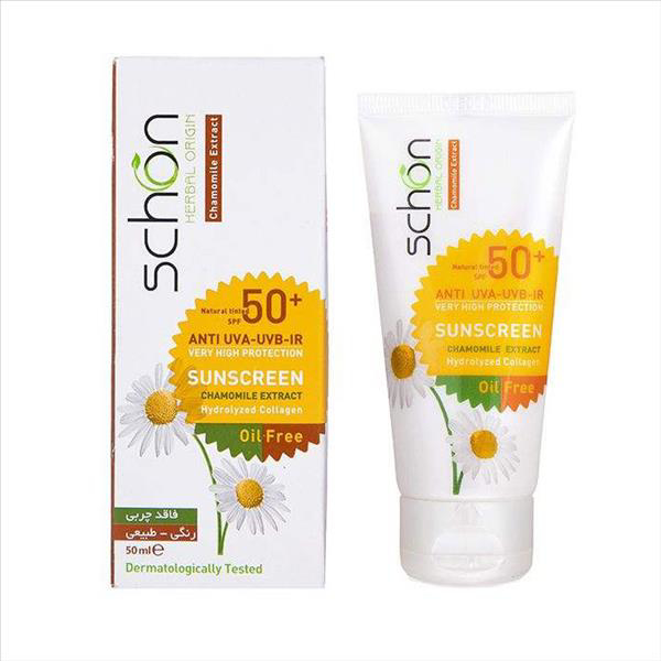 تصویر از شون ضدآفتاب SPF50 فاقد چربی رنگی طبیعی