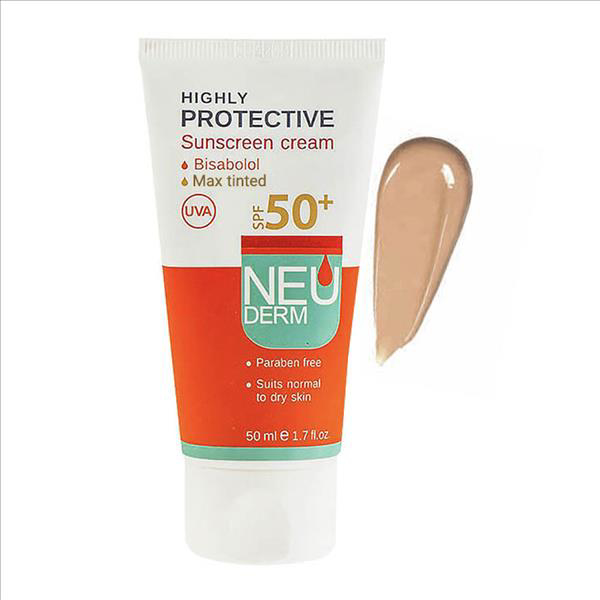 تصویر از نئودرم ضدآفتاب SPF50 پوست معمولی و خشک-رنگ بژ