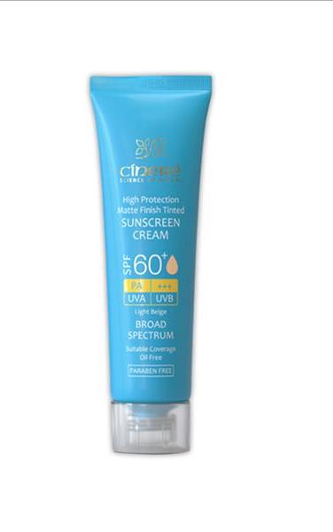 تصویر از سینره کرم ضد آفتاب SPF60 بژ روشن