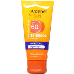 تصویر از آردن ضد آفتاب SENSISOL SPF60 بژ روشن فیزیکال